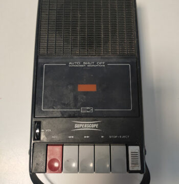 Registratore a Cassette Portatile Superscope C-101 Vintage Anni '80