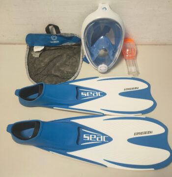 Set da Snorkeling e Nuoto che Include Attrezzatura Mista per Attività Acquatiche 2022
