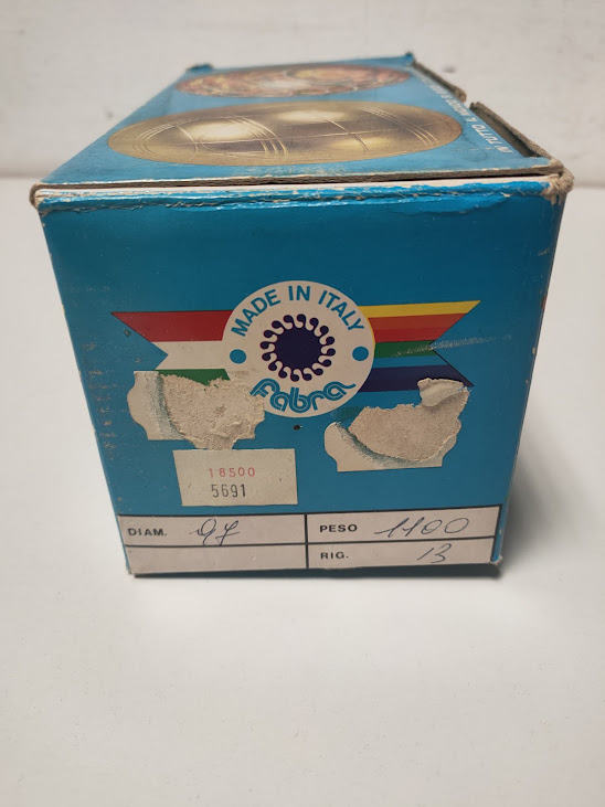 bocce da Gioco del Marchio Italiano Fabra Anni '80