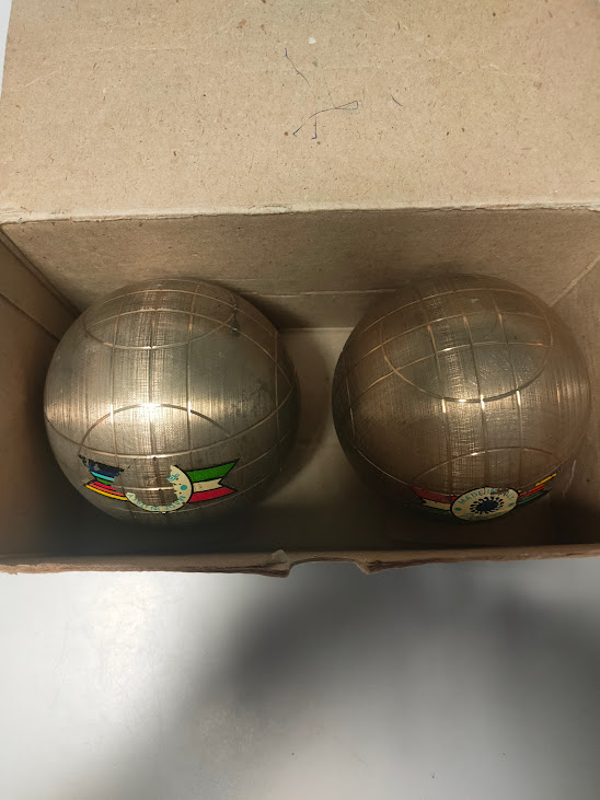 bocce da Gioco del Marchio Italiano Fabra Anni '80