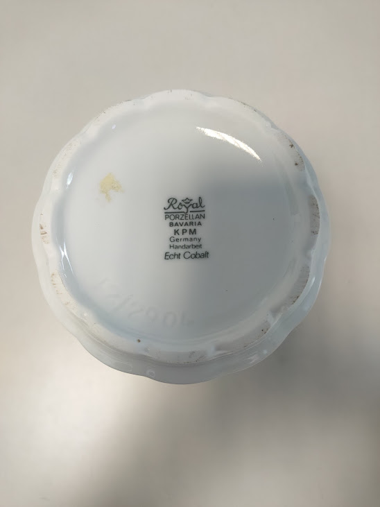 Vaso in in Porcellana della Royal Porzellan Bavaria KPM Vintage Anni 80