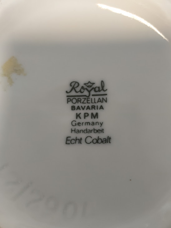 Vaso in in Porcellana della Royal Porzellan Bavaria KPM Vintage Anni 80