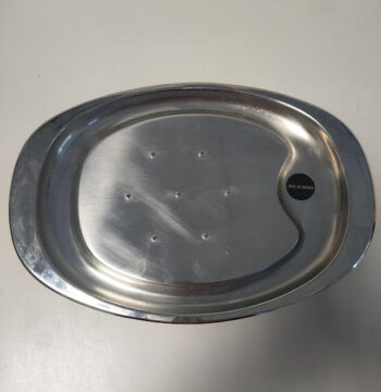 Vassoio da Portata in Acciaio Inox Alessi Anni '90