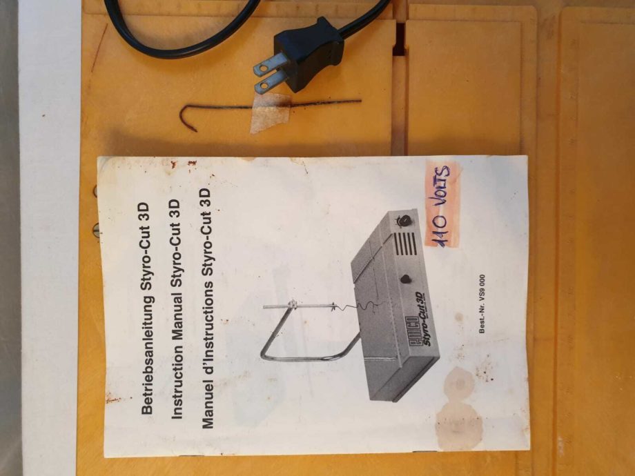 Emco Styro-Cut 3D Hot Wire Cutting Machine